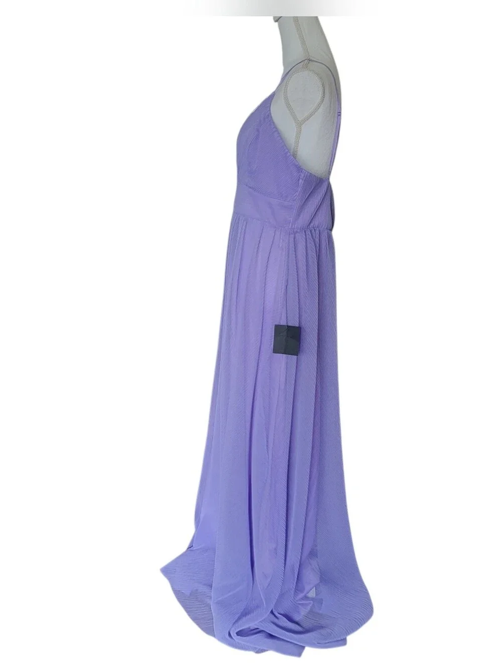 Lulus Angelic Entrance Lavender Pleated Tulle Maxi Dress